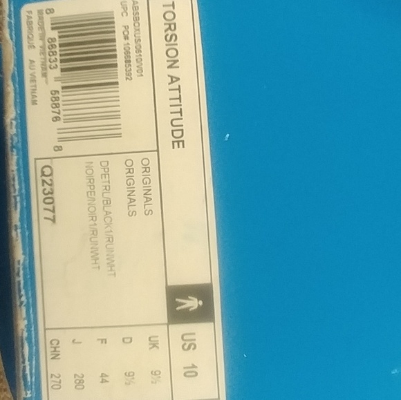 Addidas torsion attitude rare blue high sneakers - Picture 8 of 8